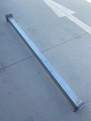 Post with plate
