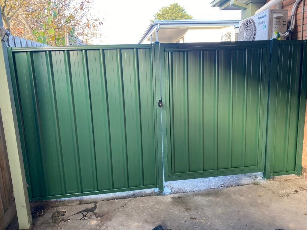Simple Colorbond Gate Colorbond Swing Gate - DIY Steel Supply