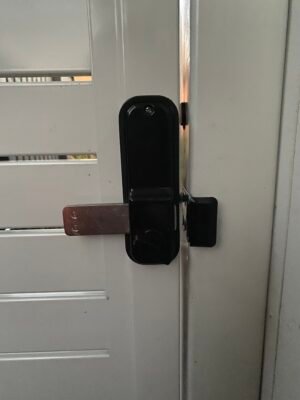 Aluminum Slats Gate Surfmist - Image 4