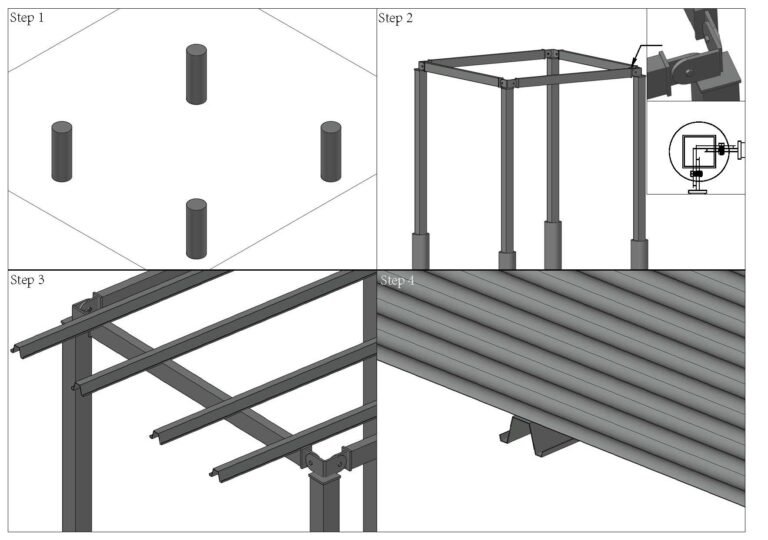 a drawing of a structure